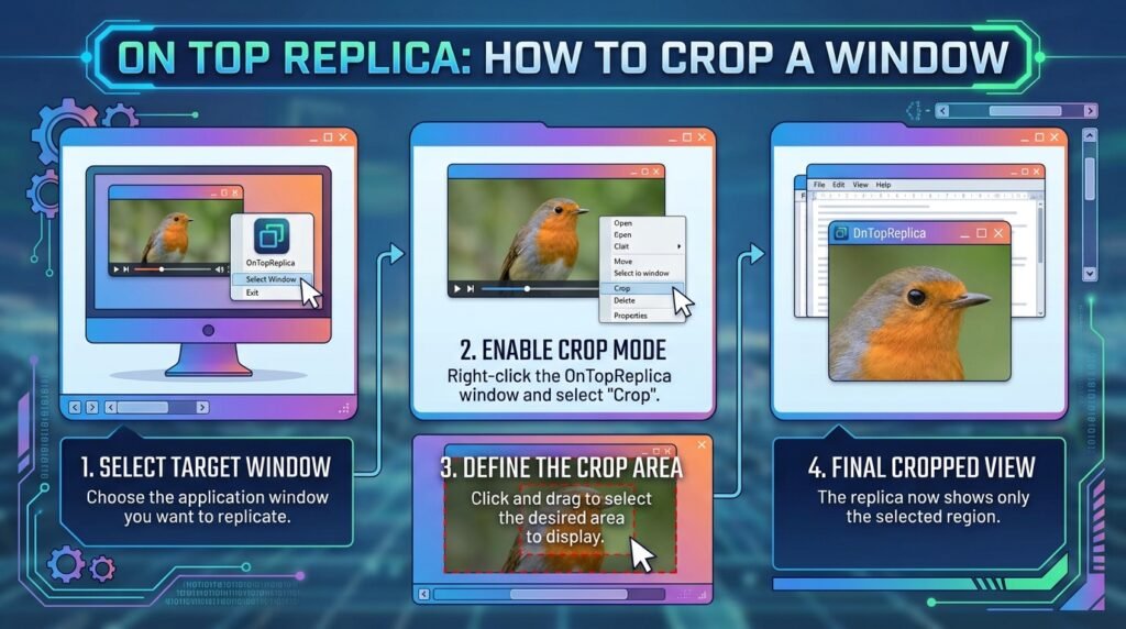 OnTopReplica Crop Window How to Crop a Window